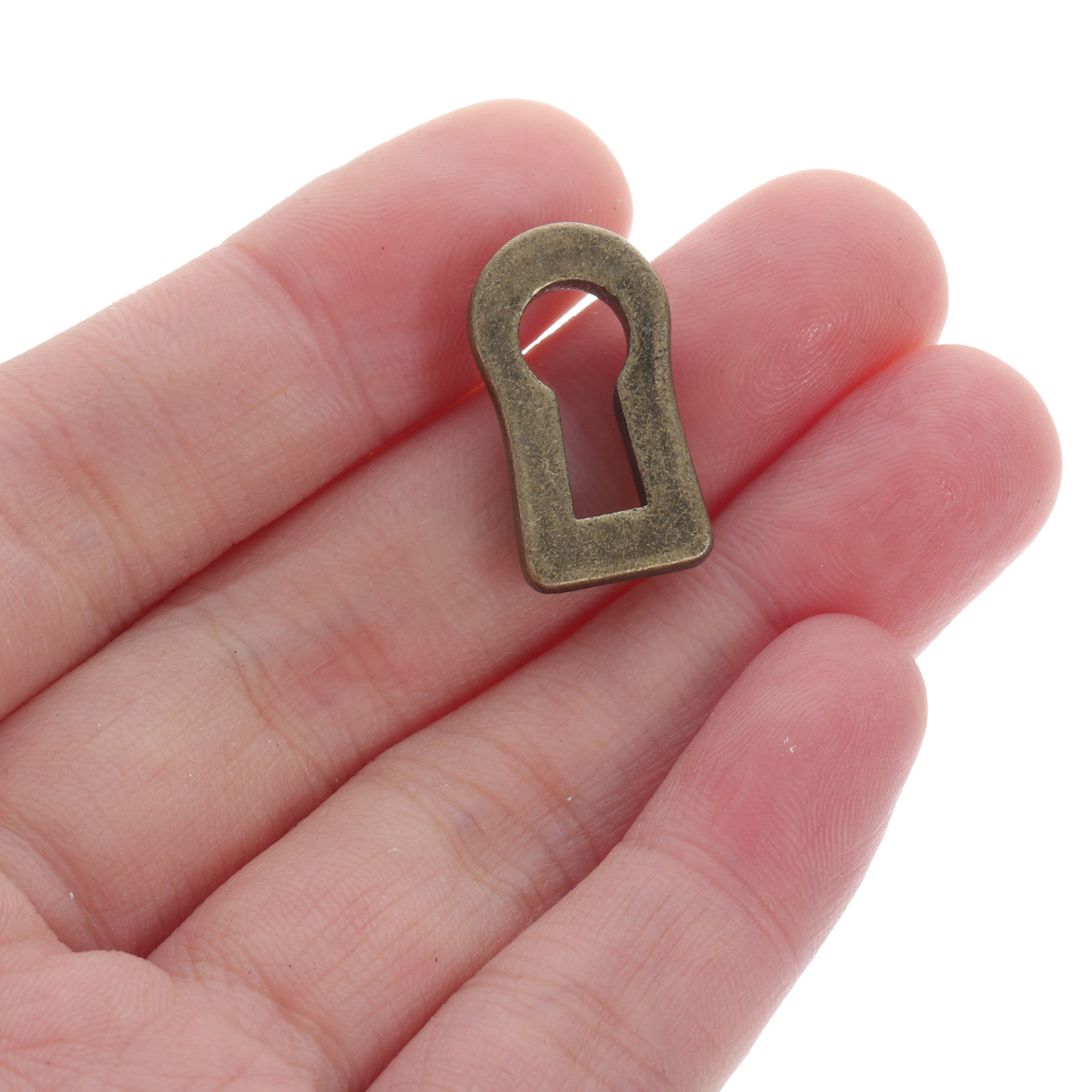 Furniture Hardware Tools - 12 個の楕円形亜鉛合金キーホールエスカッションプレート装飾キーホールカバーキャビネットドアドレッサー引き出し家具ロック用