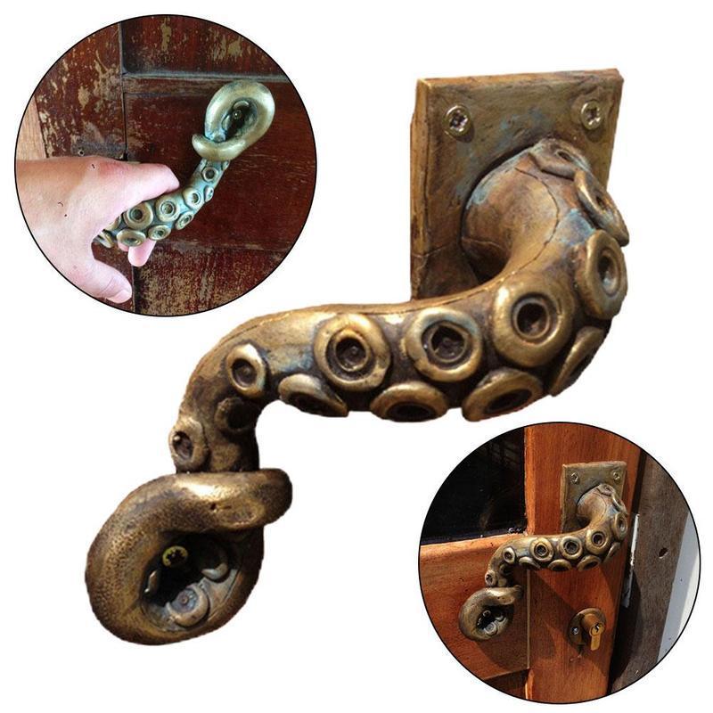 Vintage Furniture Hardware Pulls - ヴィンテージタコドアノブアニマルスタイル屋外フック家具引き出しバー取手ハンドルハードウェア古代キャビネットシェイクハンドハンドル