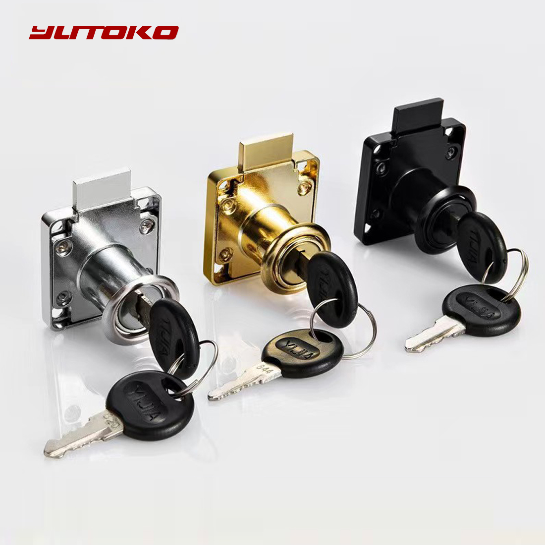 Furniture Hardware Tools - Yutoko 高級デスク引き出しロック ワードローブロック キャビネットロック 家具カムロック