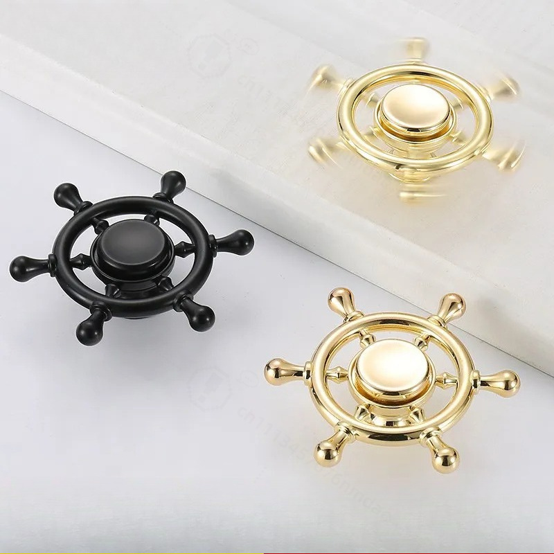 Furniture Hardware Wholesale - シングルホール引き出しドア回転ハンドルブラックジャイロシートハンドル家具金物アクセサリー卸売