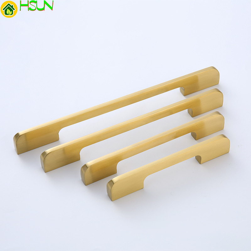 新しい中国のドアゴールド純粋な真鍮ハンドル家具ハードウェアベ - Furniture Hardware Paint のレビューと価格