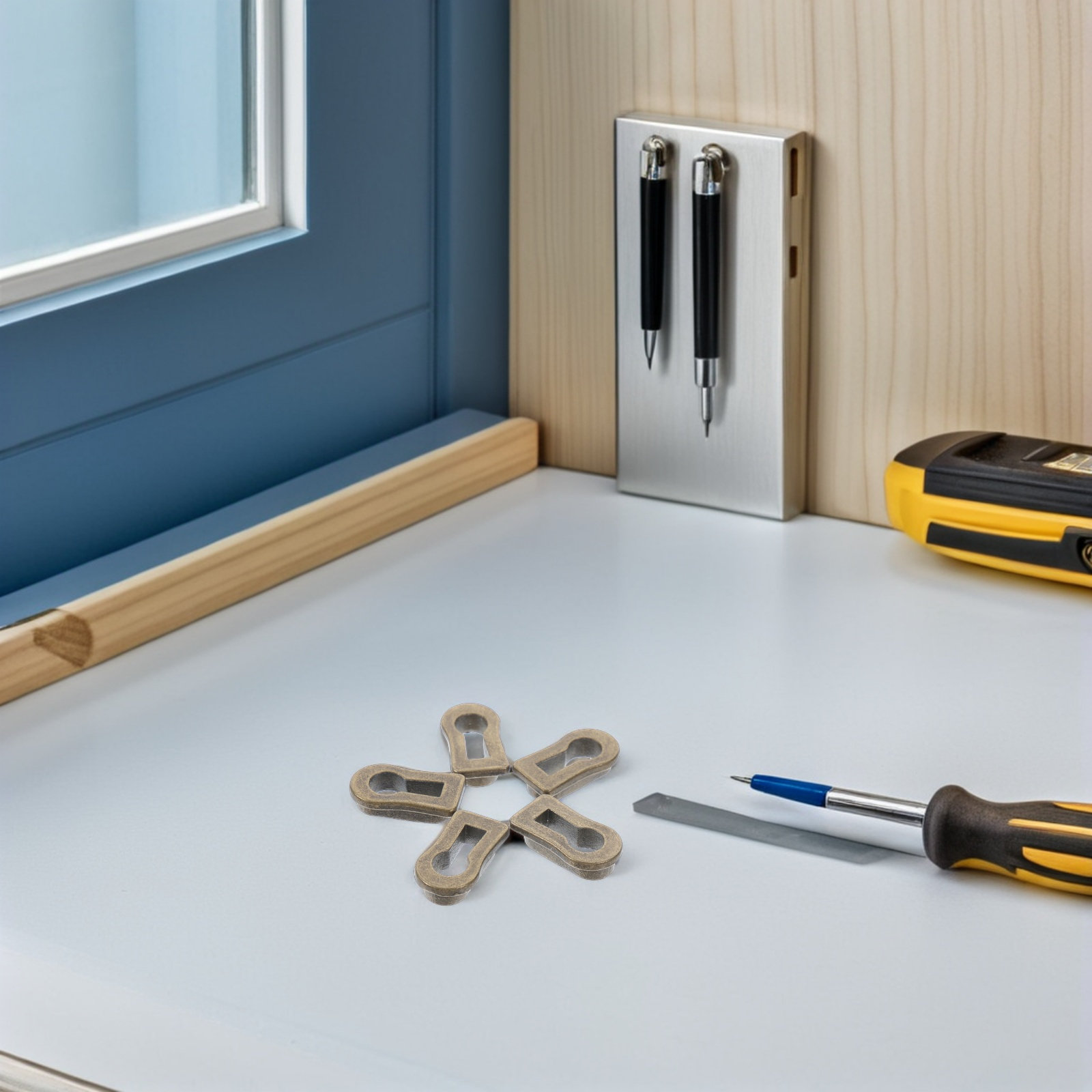 12 個の楕円形亜鉛合金キーホールエスカッションプレート装飾 - Furniture Hardware Tools のレビューと価格