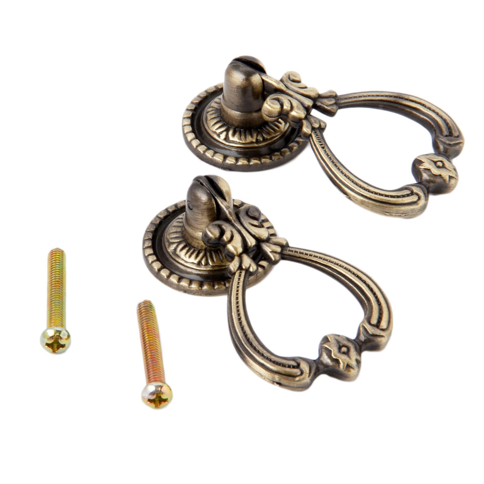 2 個 60 ミリメートルヴィンテージ亜鉛合金ハンドルノブプ - Vintage Furniture Hardware Pulls のレビューと価格