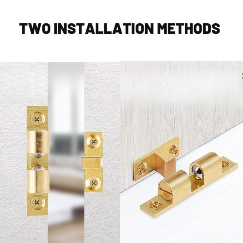 3/6 個キャビネットクローゼットドアボールキャッチ、真鍮ダ - Furniture Hardware Tools のレビューと価格