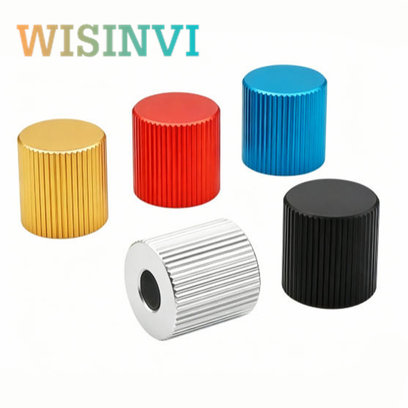 2個 15×15mm アルミニウム合金ノブキャップ 6mm  - Cabinet Knob Round のレビューと価格