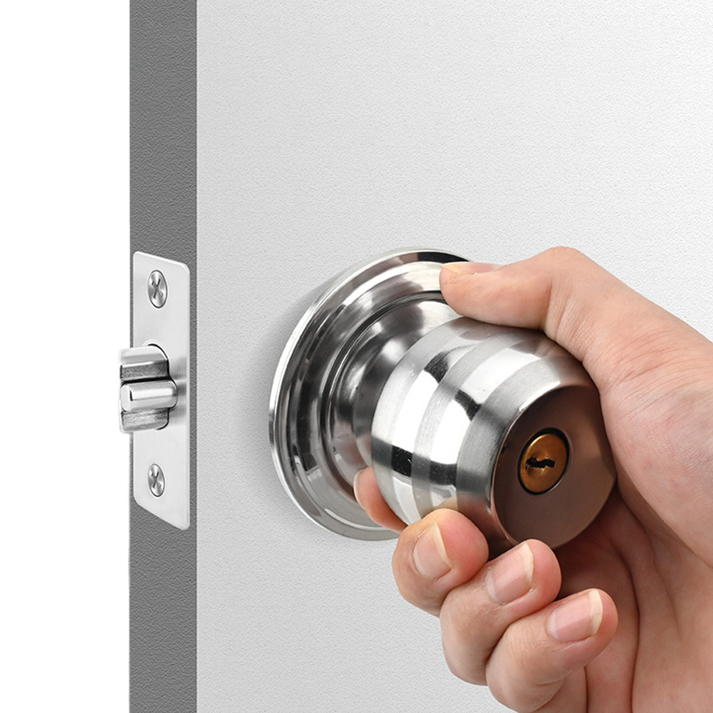 ボールドアノブ ロック付き 丸型ドアノブ ステンレス鋼製 室 - Cabinet Knob Round のレビューと価格