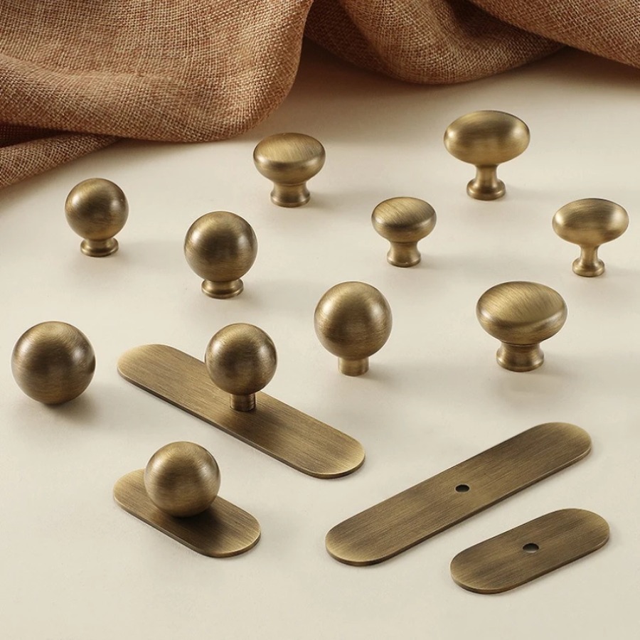 フランスヴィンテージ真鍮家具ハンドルヴィンテージスタイルワー - Furniture And Kitchen Hardware Fitting のレビューと価格