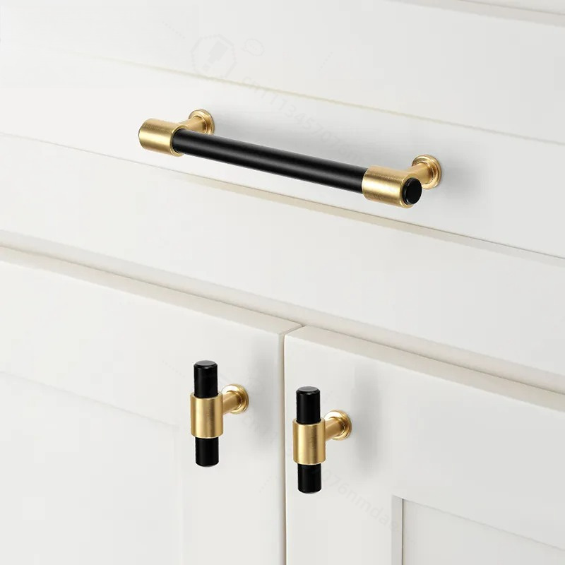 モダンなシンプル北欧風ブラックゴールドハンドルキャビネットド - Furniture Hardware Wholesale のレビューと価格