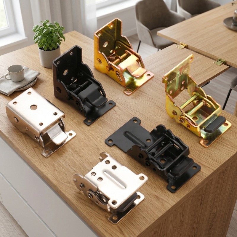 デスクトップ拡張折りたたみ式セルフロックヒンジ、ダイニングテ - Furniture Hardware Wholesale のレビューと価格
