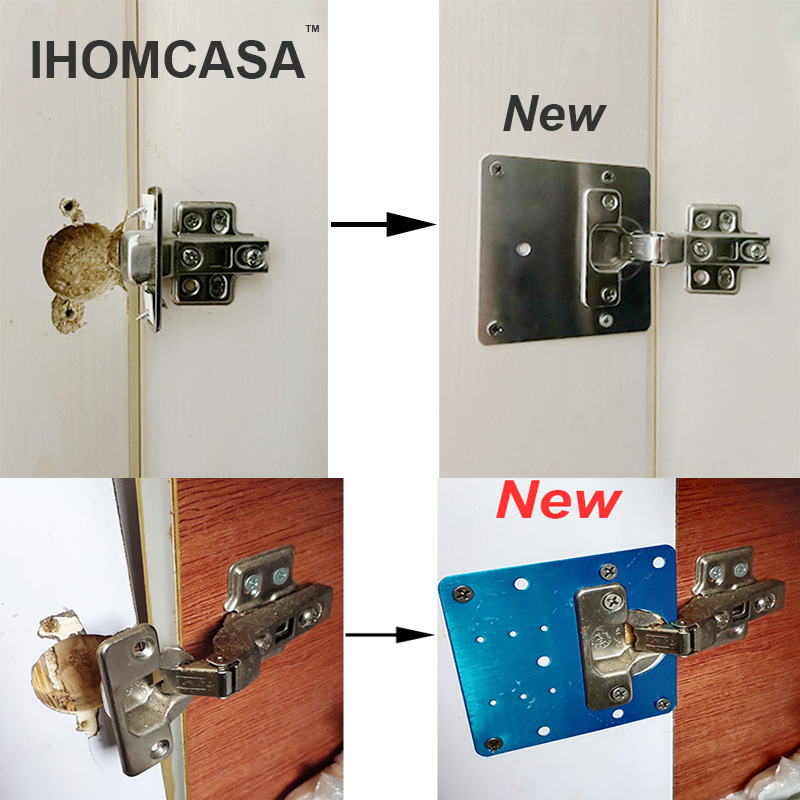 ヒンジ修理プレートステンレス鋼キッチンカップボードドアヒンジ - Furniture And Kitchen Hardware Fitting のレビューと価格