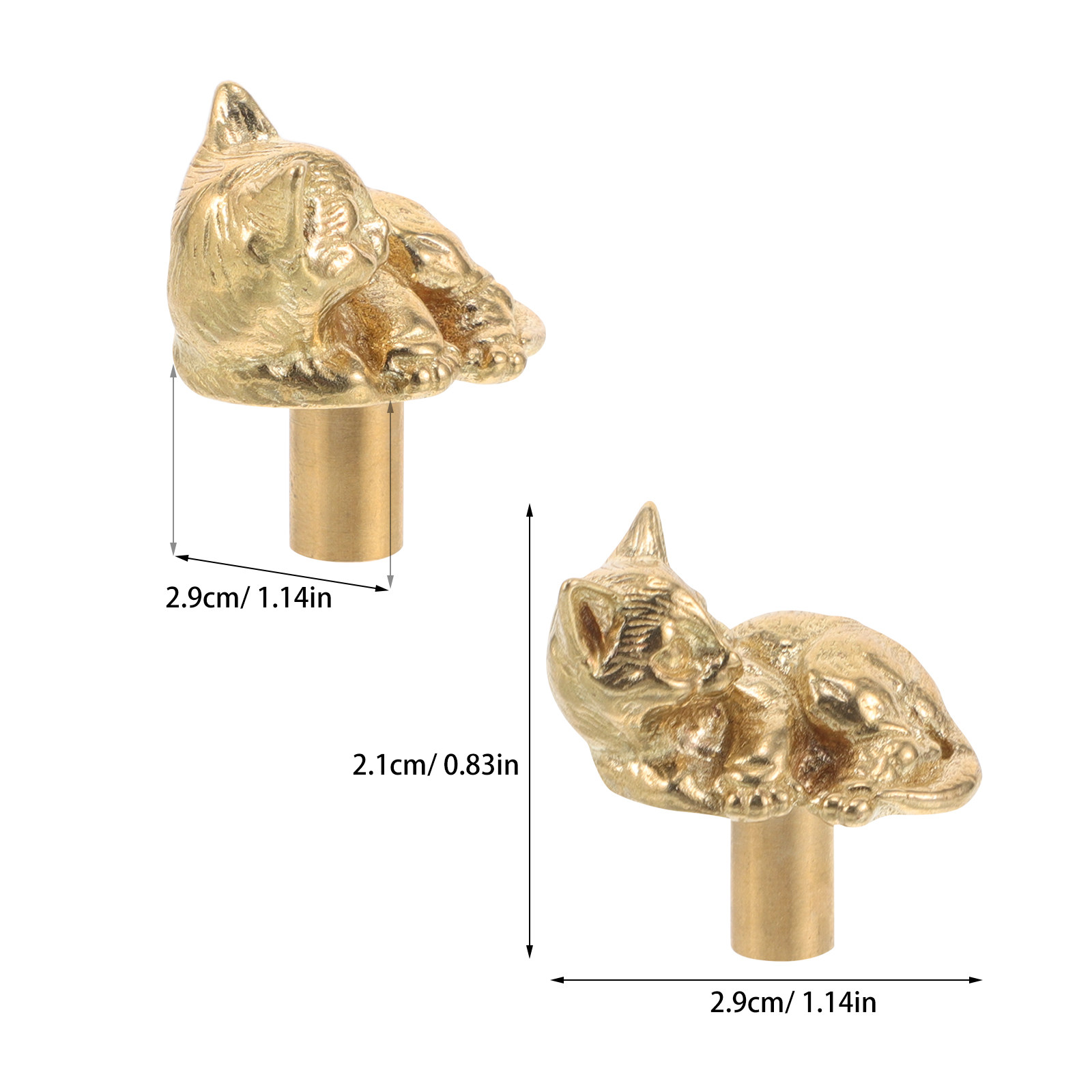 真鍮製ドアハンドル ユニークなヴィンテージキャビネットプル  - Unique Furniture Hardware Pulls のレビューと価格
