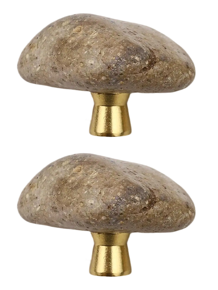 2 個ユニークなクリエイティブ天然石ドアハンドルキャビネット - Unique Furniture Hardware Pulls のレビューと価格