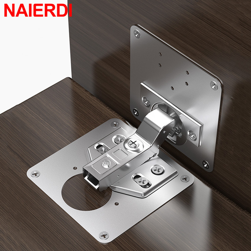 NAIERDI ステンレス鋼ヒンジ修理プレート家具キャビネッ - Furniture Hardware Repair のレビューと価格