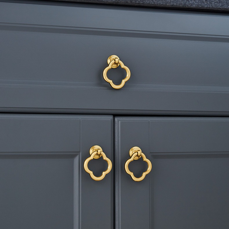 新しい中国風真鍮製家具ハンドル、キャビネットや引き出し用の金 - Furniture And Kitchen Hardware Fitting のレビューと価格