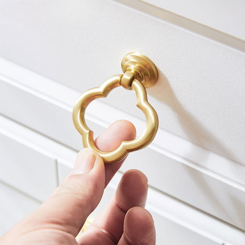 新しい中国風真鍮製家具ハンドル、キャビネットや引き出し用の金 - Furniture And Kitchen Hardware Fitting のレビューと価格