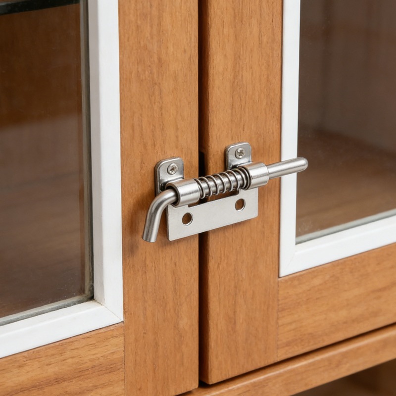 ステンレス鋼フラットスプリングラッチピン再利用可能な窓キャビ - Furniture Hardware Wholesale のレビューと価格