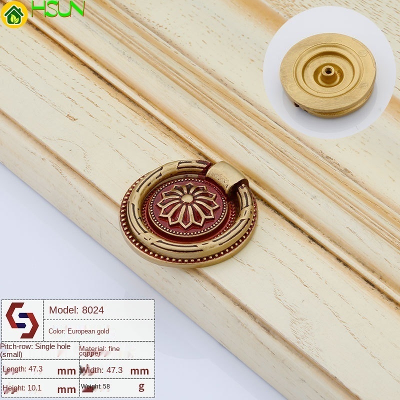 蓋明装飾隠しターンアンティーク銅引き出しハンドル中国黒真鍮隠 - Furniture Hardware Paint のレビューと価格