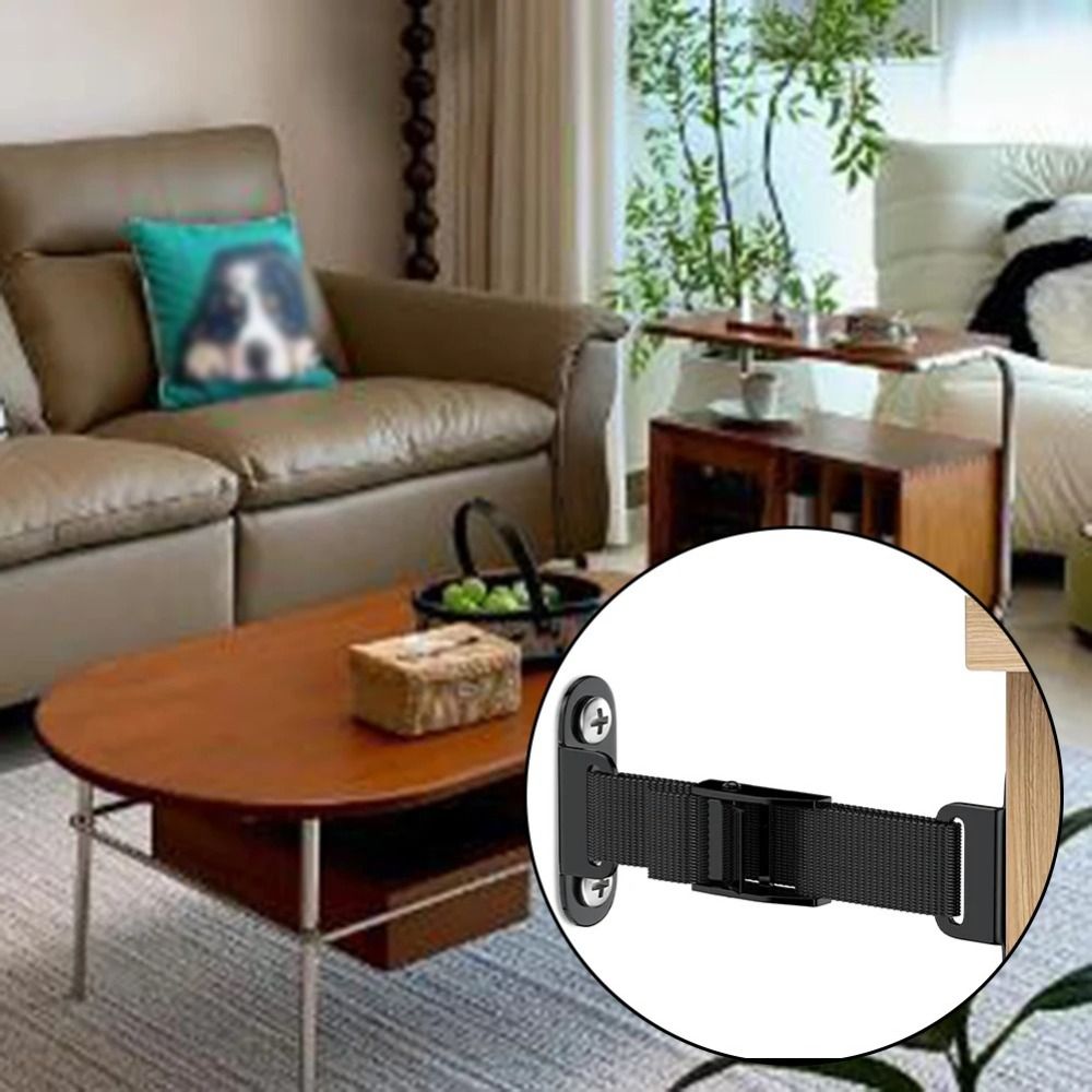 簡単設置耐震家具アンカー調整可能なユニバーサル壁アンカーユニ - Furniture Hardware Tools のレビューと価格