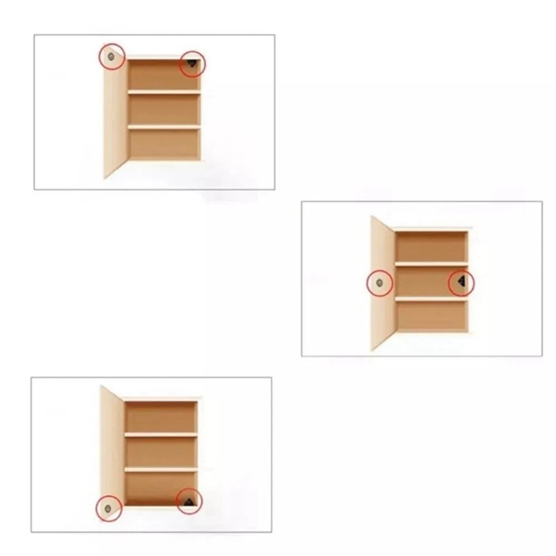 A92P 簡単プッシュオープン式磁気スプリングラッチ キャビ - Furniture Hardware Paint のレビューと価格