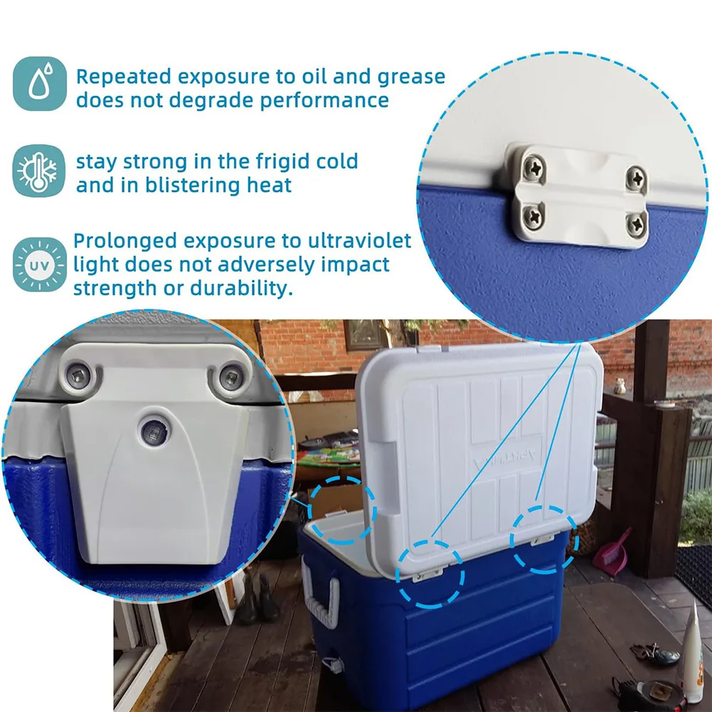 4パックヒンジと2つのラッチ交換セット、Igloo 50-1 - Furniture Hardware Repair のレビューと価格