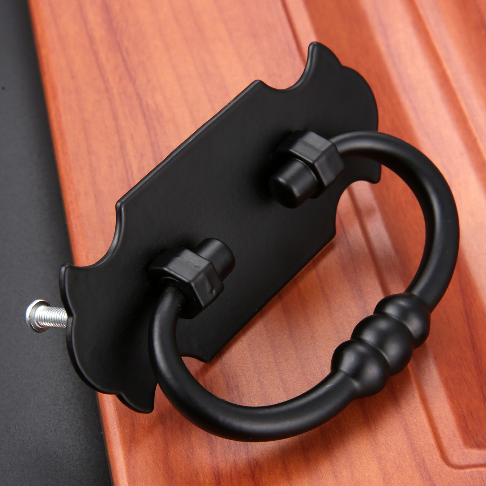 黒の亜鉛合金プル,1ピース,88x56mm,引き出しまたはド - Vintage Furniture Hardware Pulls のレビューと価格