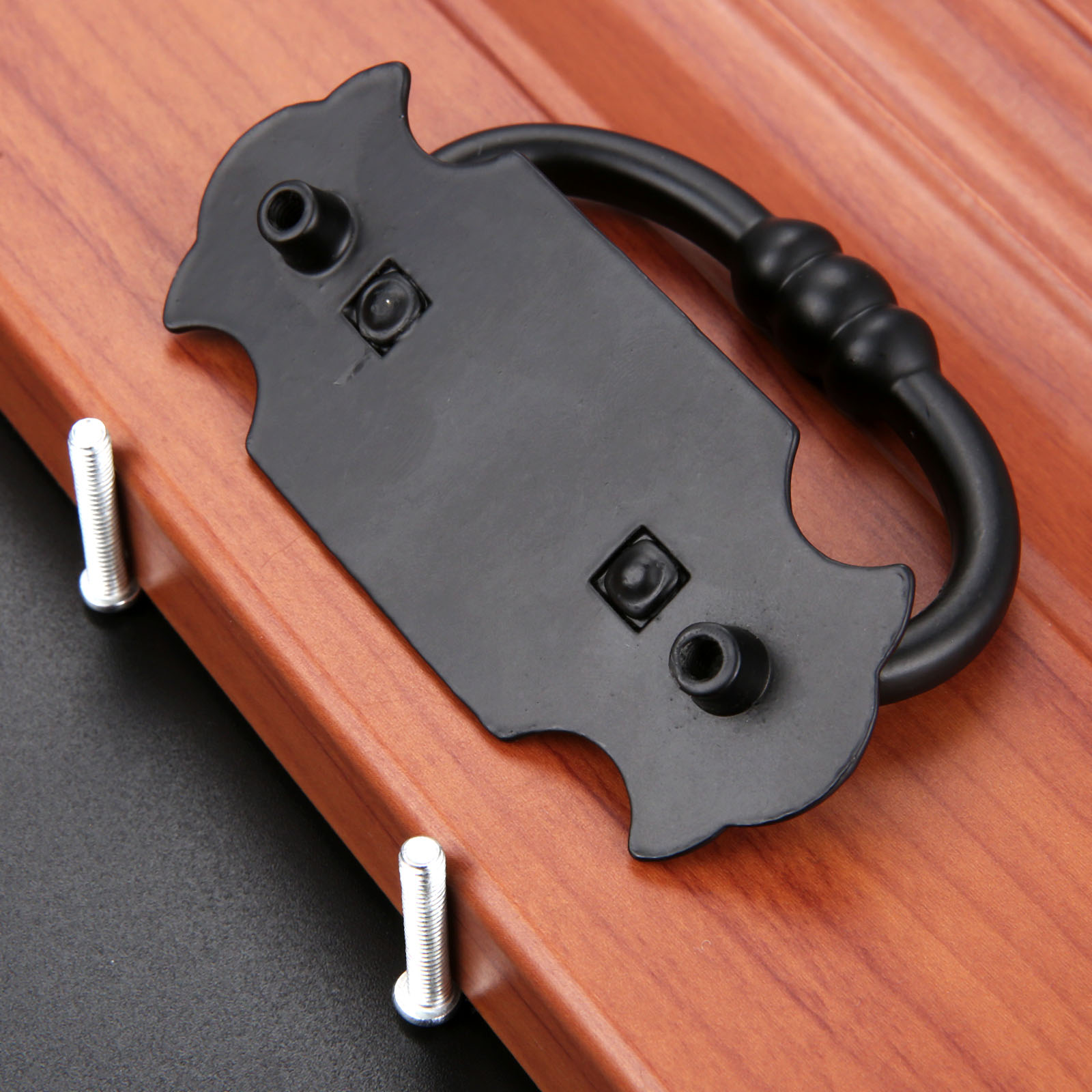 黒の亜鉛合金プル,1ピース,88x56mm,引き出しまたはド - Vintage Furniture Hardware Pulls のレビューと価格