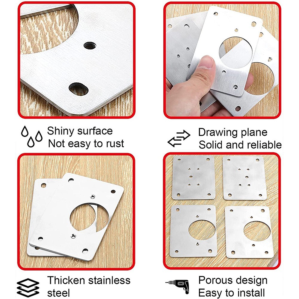 1/2/4/10 個ヒンジ修理プレートキャビネット家具引き出 - Furniture Hardware Repair のレビューと価格